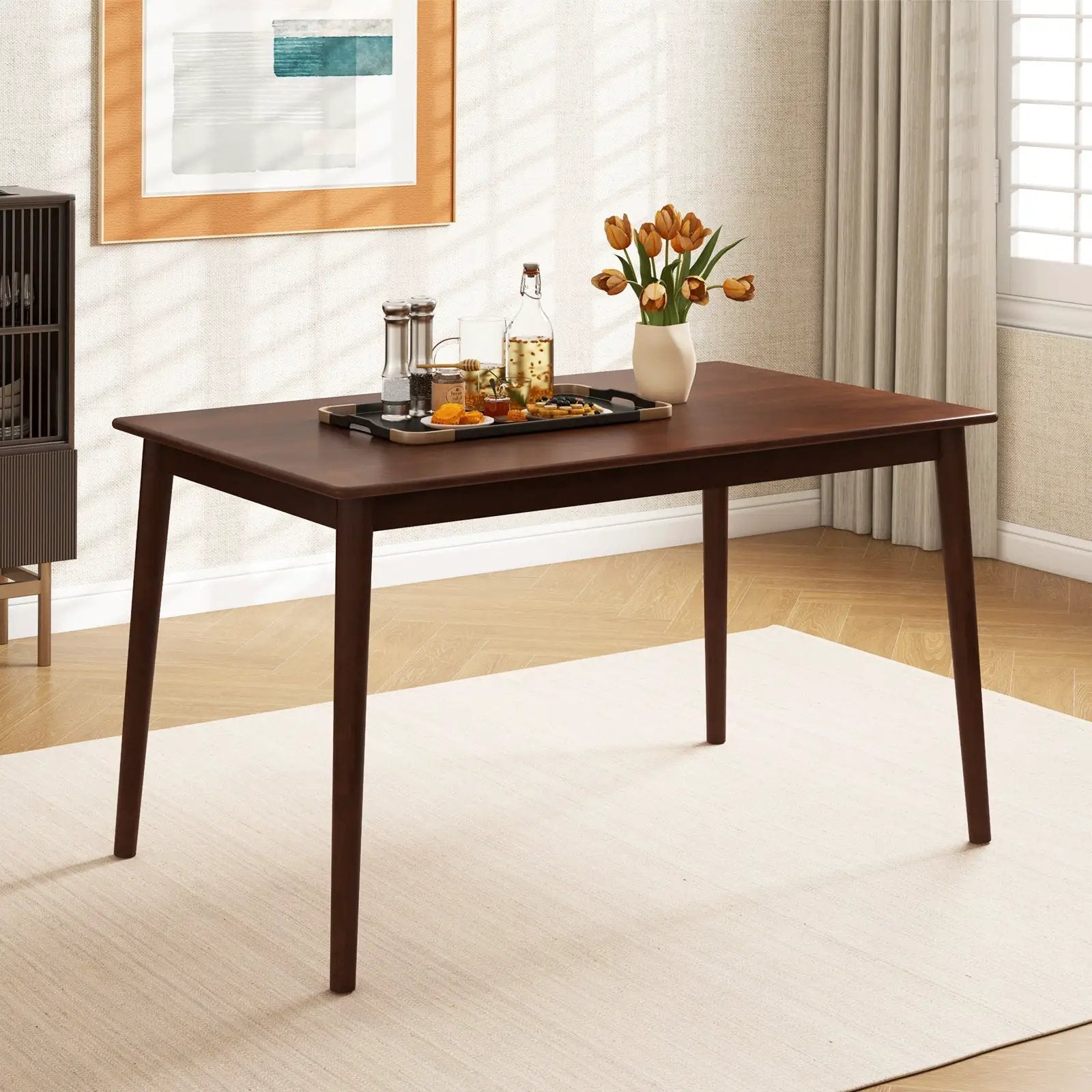 48 Inches Wooden Dining Table for 4 People by DirectDeals