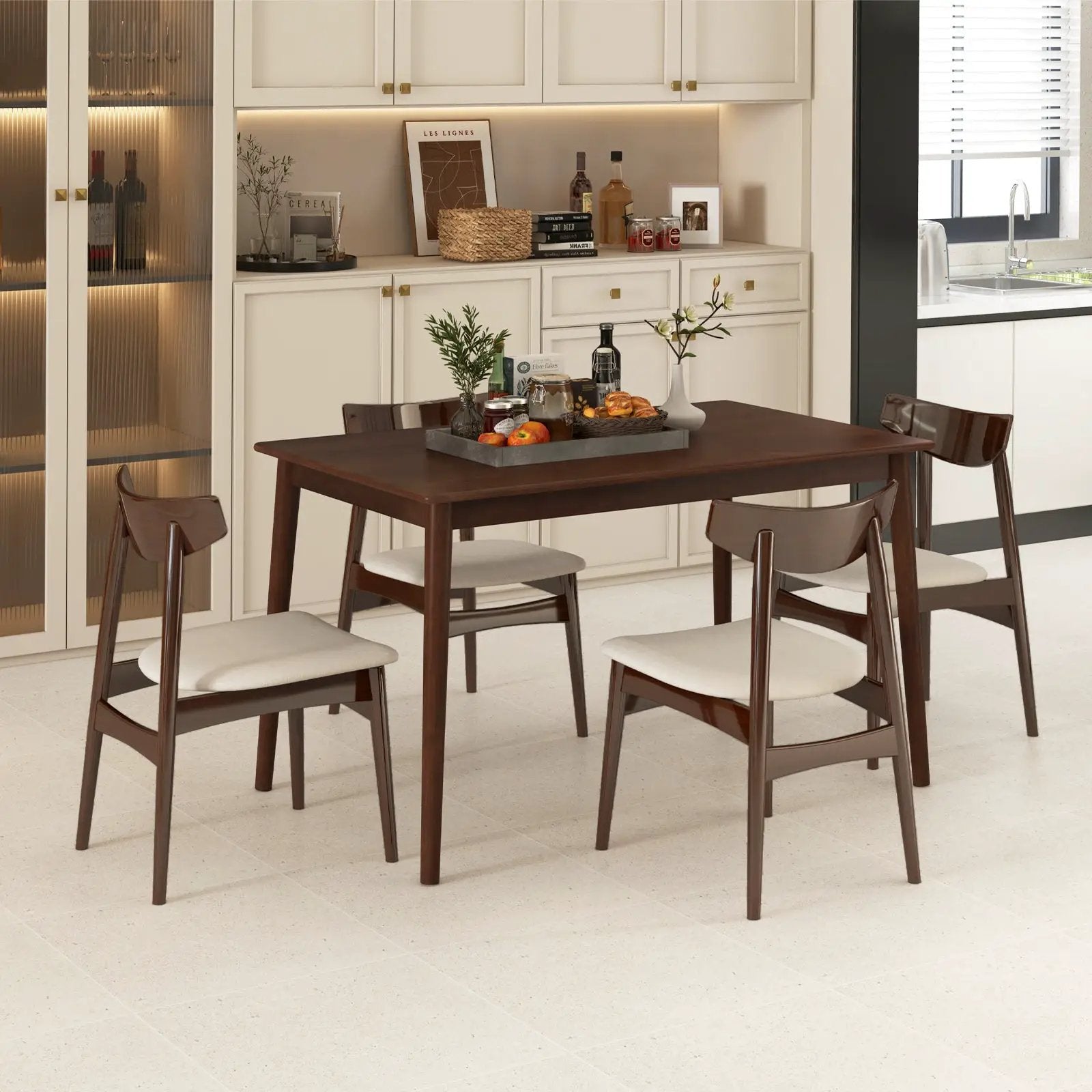 48 Inches Wooden Dining Table for 4 People by DirectDeals