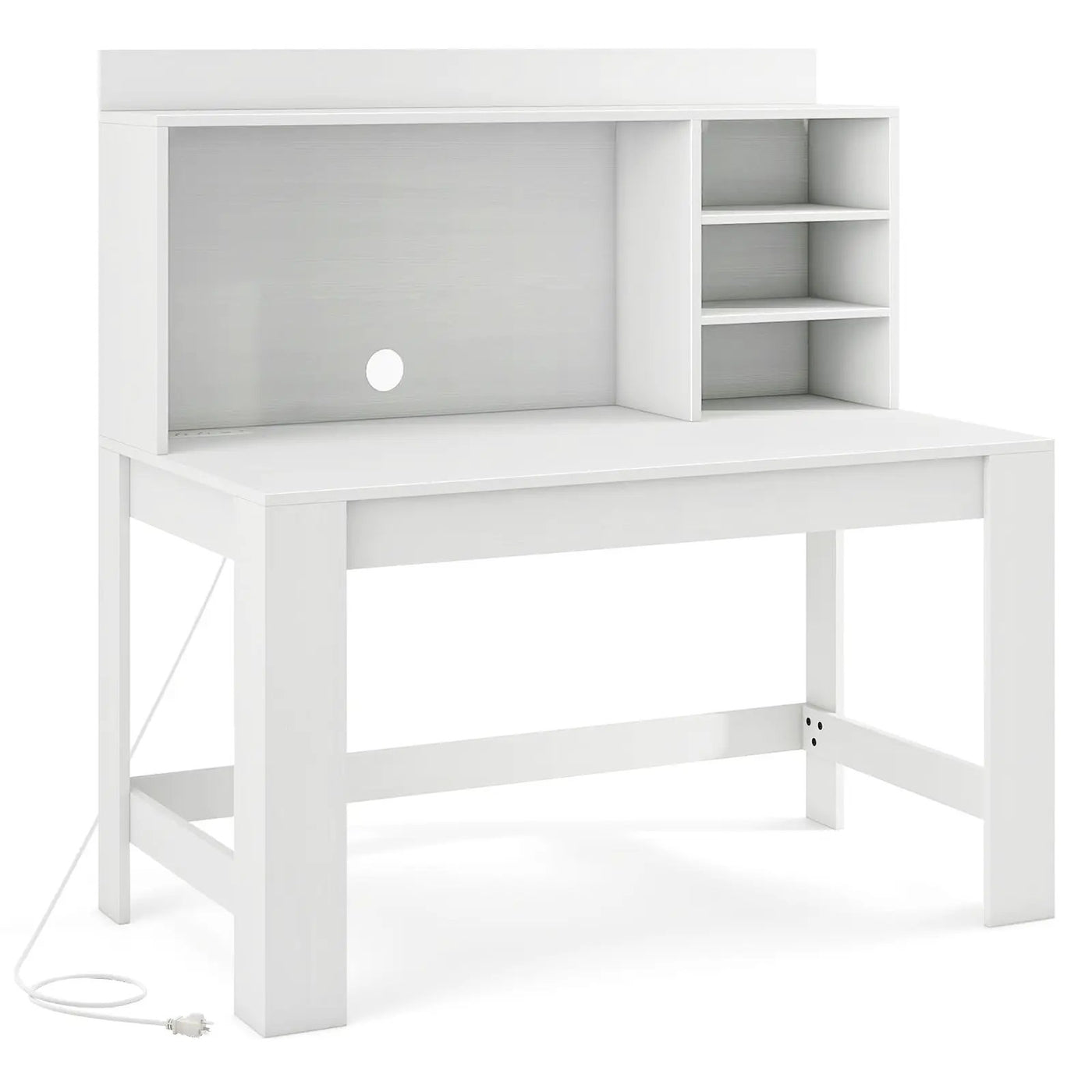 48 Inch Writing Computer Desk with Anti-Tipping Kits and Cable Management Hole by DirectDeals