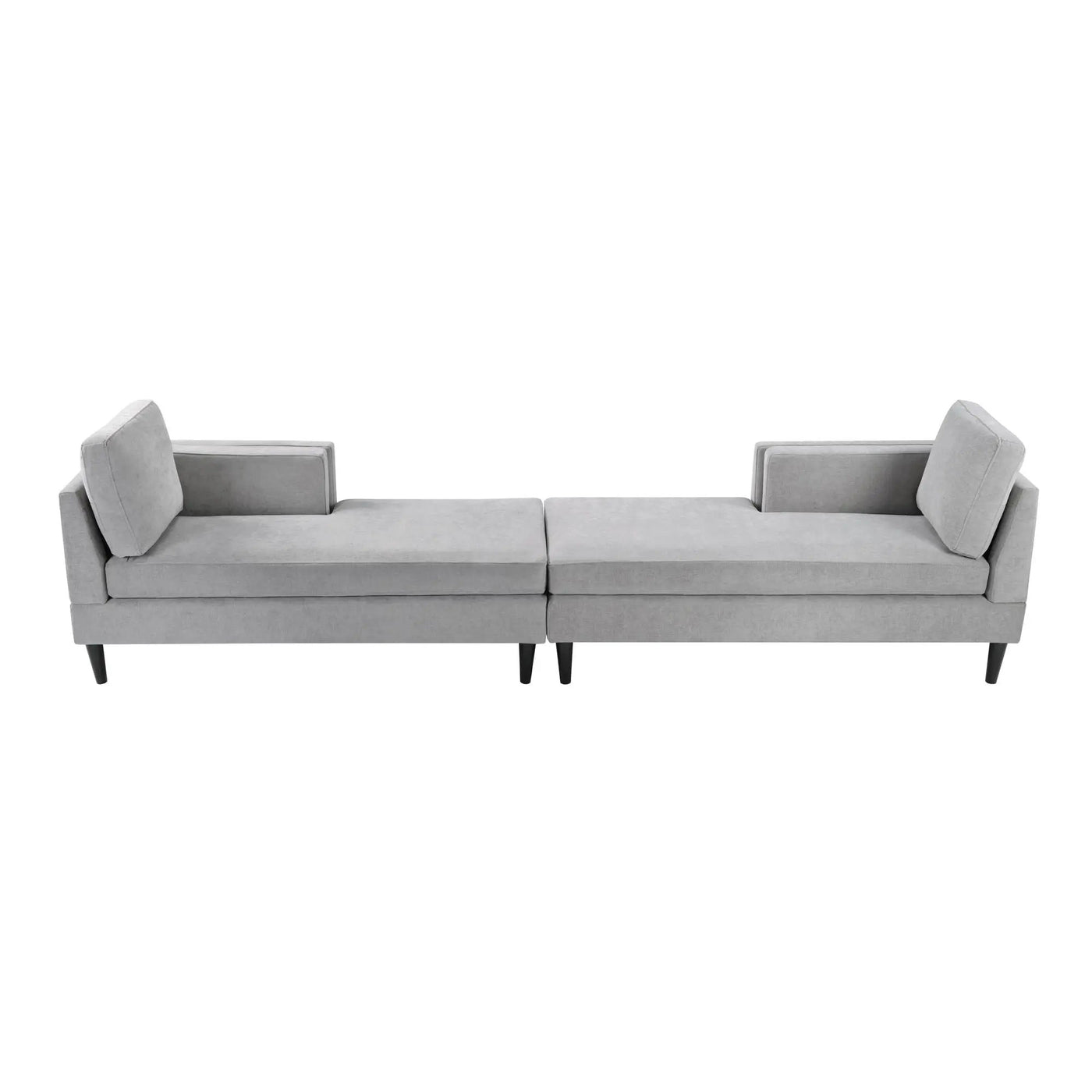 Chaise Lounge Sofa Bed With Dual Layer Armrests For Living Room by Unique Piece Furniture