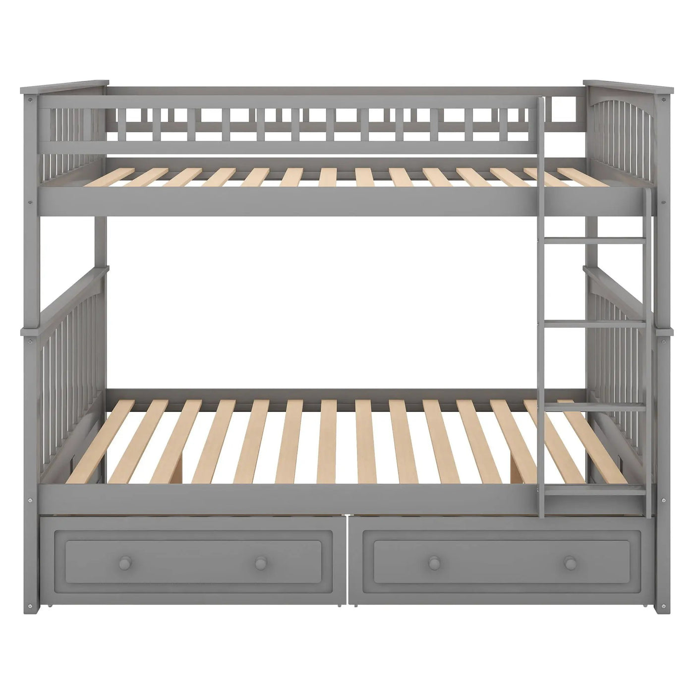 Bunk Bed With Drawers, Convertible Design by HouseOfZazla