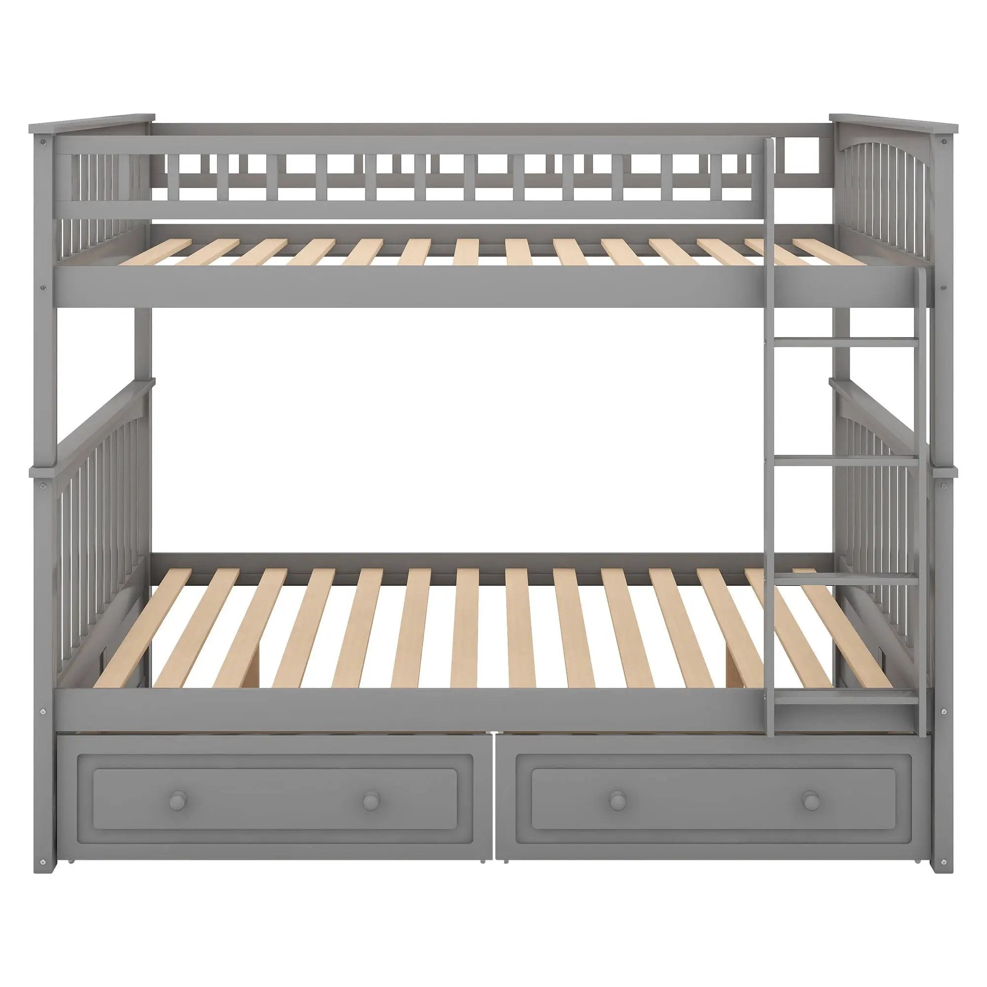 Bunk Bed With Drawers, Convertible Design by HouseOfZazla