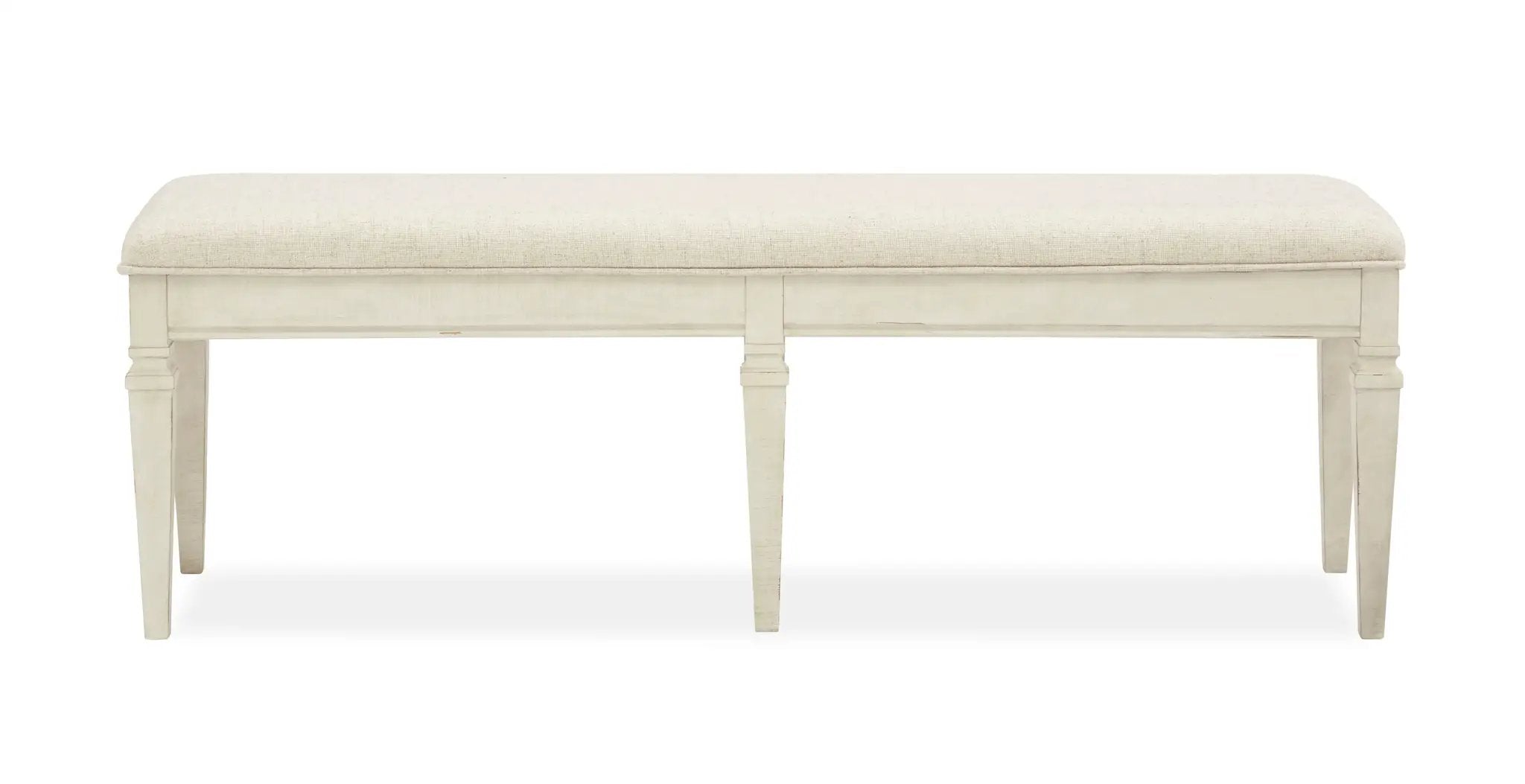 Newport - Bench With Upholstered Seat - Alabaster by Unique Piece Furniture