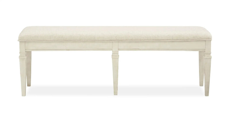 Newport - Bench With Upholstered Seat - Alabaster by Unique Piece Furniture
