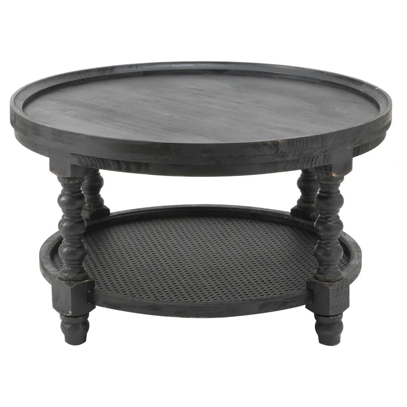 Round 2 Tiered Side Tabel, End Tabel For Lving Room Bedroom Entryway by Unique Piece Furniture
