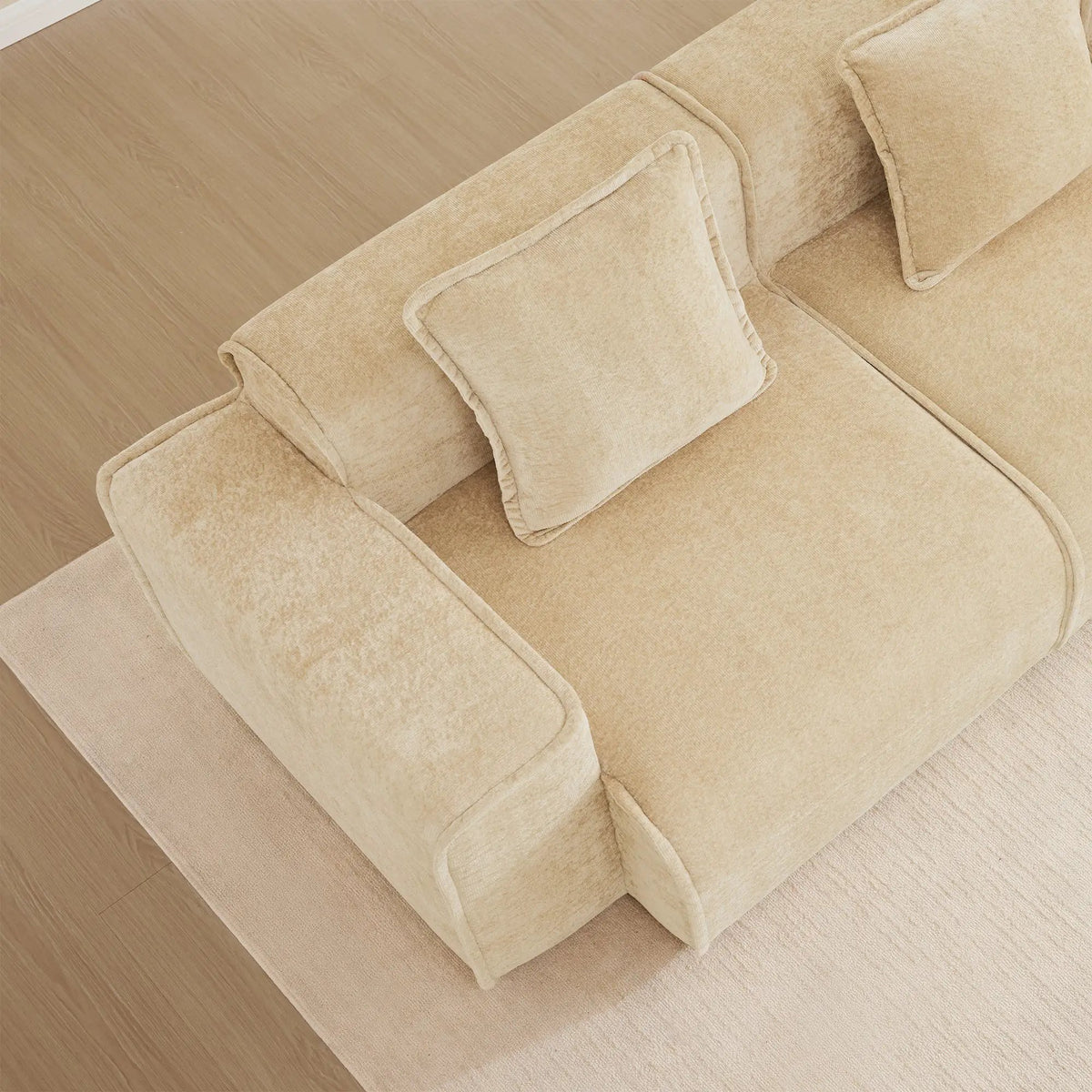Streamlined Design Modular 3 Seat U Shape Sectional Sofa by HouseOfZazla