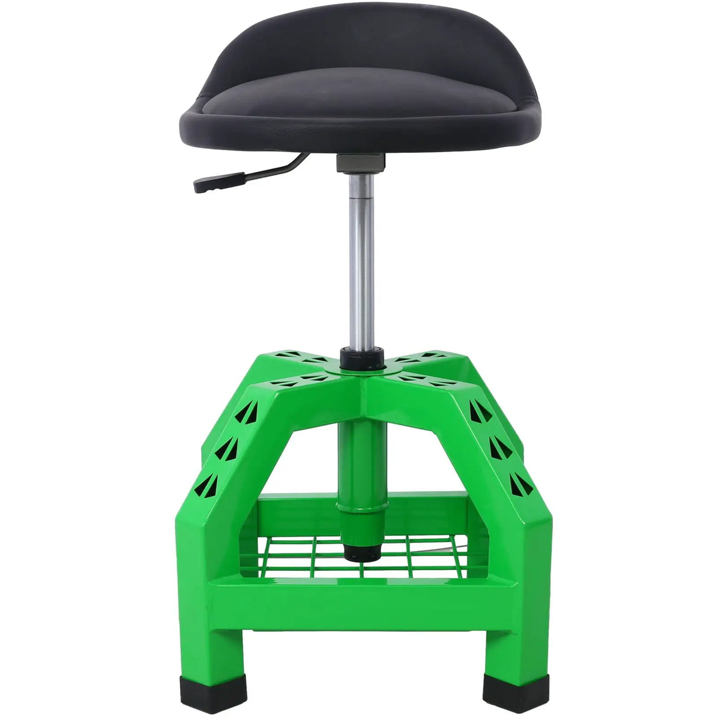 Pneumatic 360 Degree Swivel Stool, Mechanics Rolling Creeper Seat, Heavy Duty Rolling Mechanics Stool, Shop Stool With Casters by HouseOfZazla