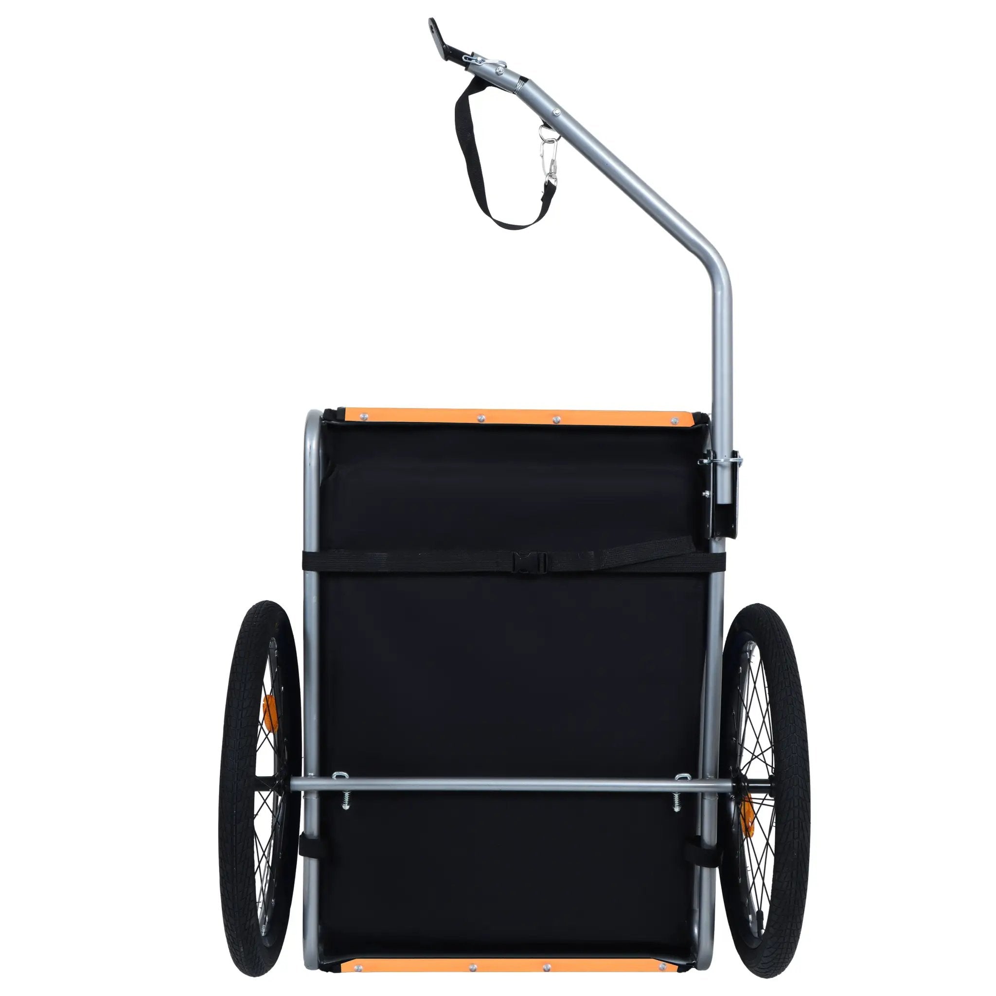 Large Folding Bike Trailer for Dogs – 66Lb Capacity All-Terrain Pet Carrier by HouseOfZazla