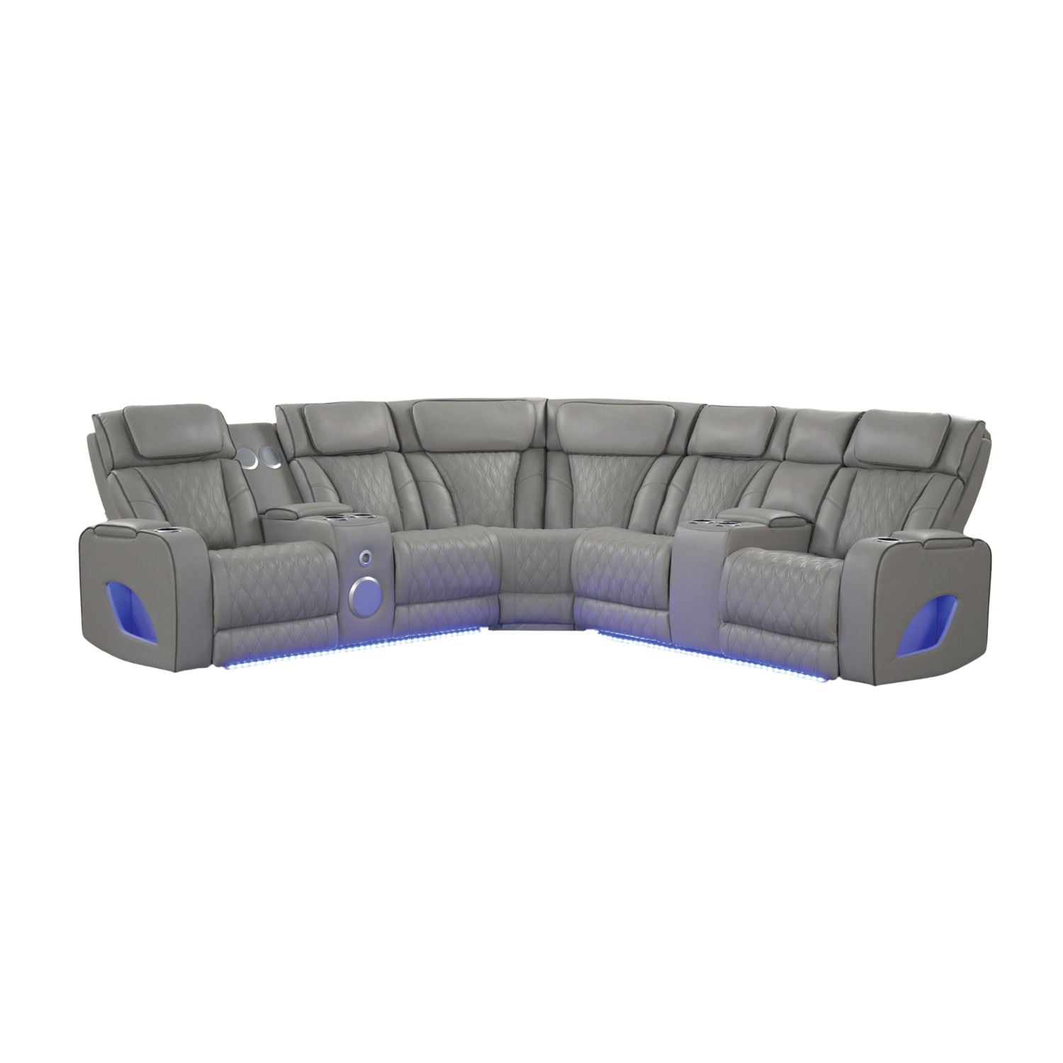 Fortuner - Power Recliner Sectional Sofa by HouseOfZazla
