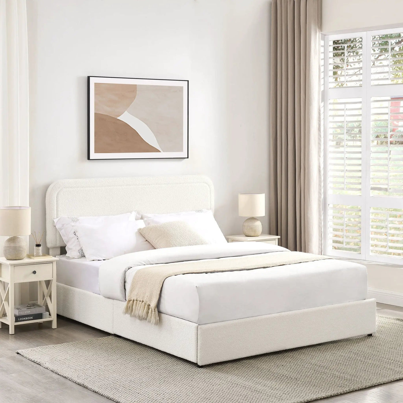 Liv - Patented With Drawers Upholstered Storage Platform Bed by HouseOfZazla