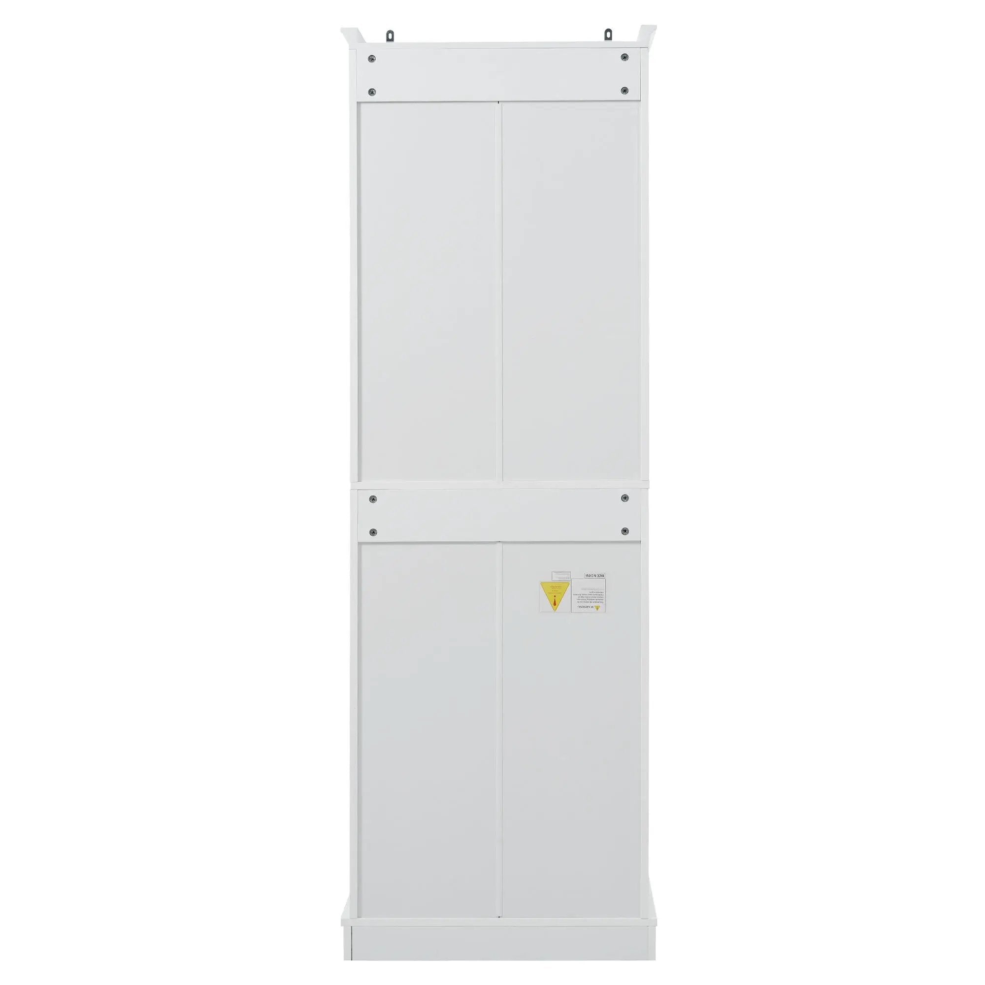 Freestanding Bathroom Vanity, Elegant Design With 4 Doors & 1 Drawer, Adjustable Shelves, Damping Hinges - White by HouseOfZazla