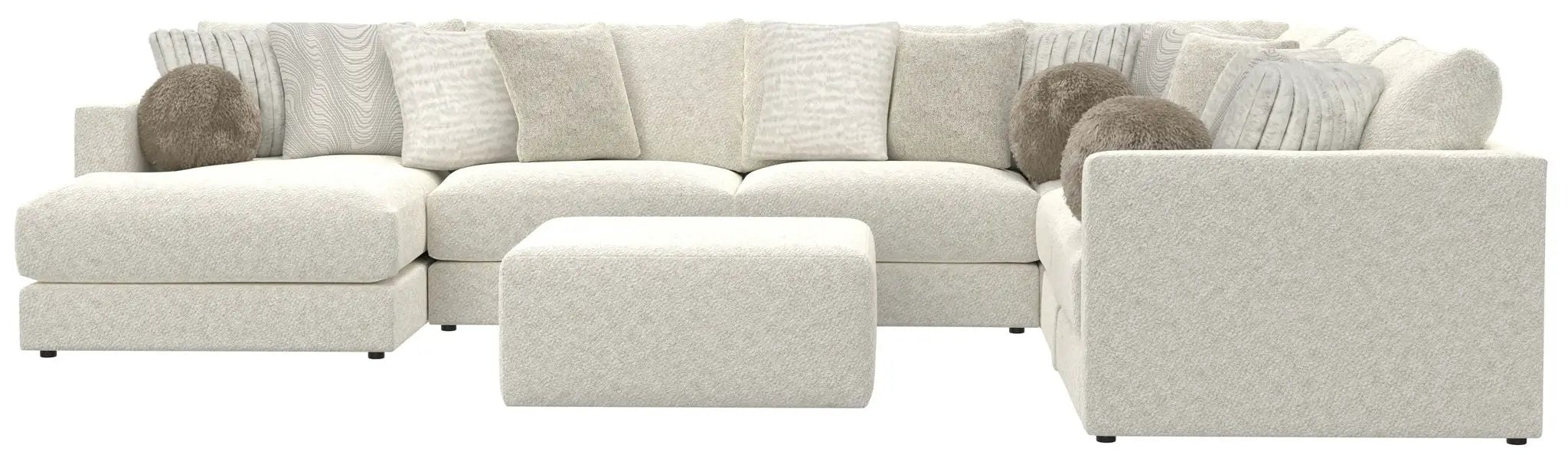 Ritzy - Modular Sofa And Included Cocktail Ottoman by Unique Piece Furniture