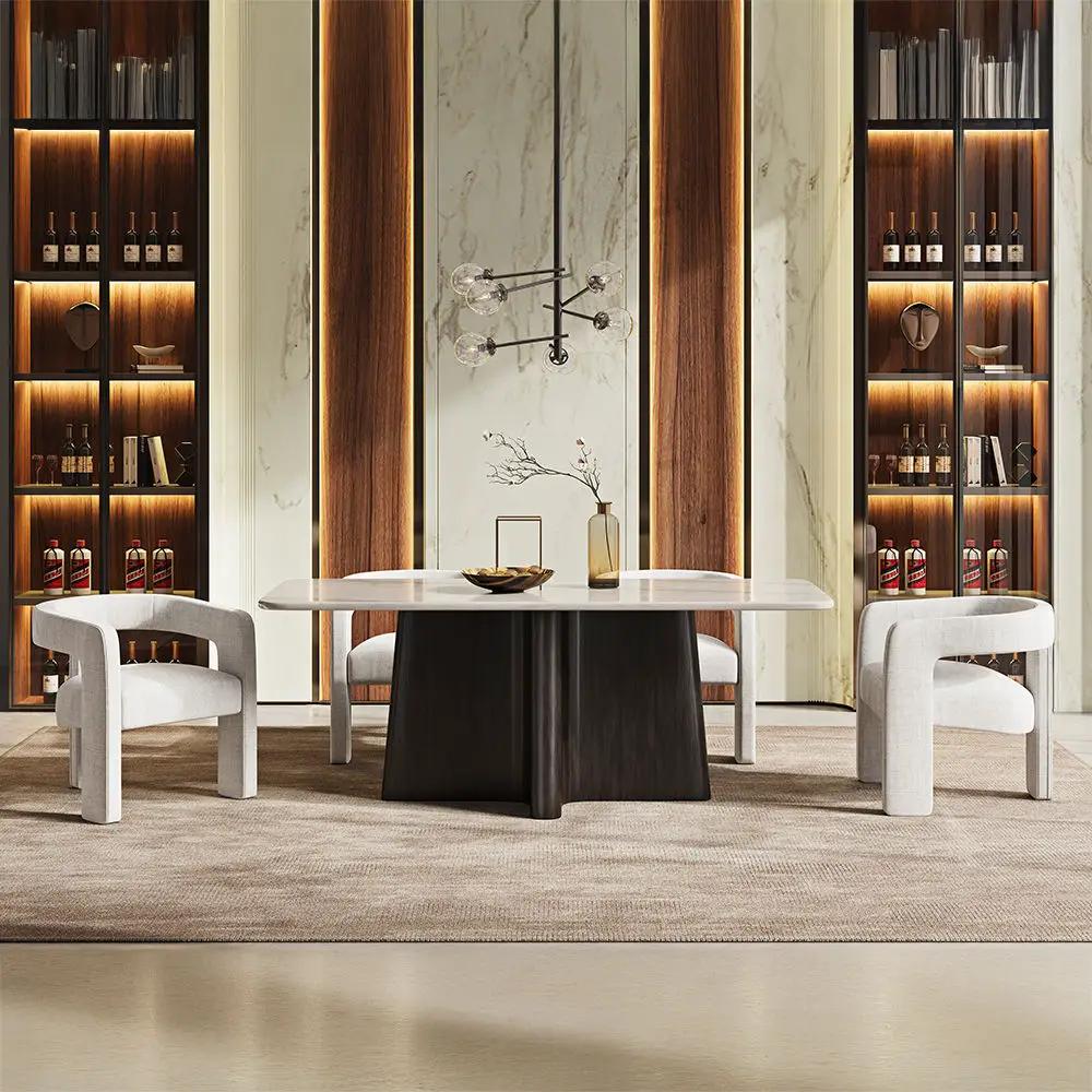 Jacory - Dining Table With Bottocino Marble Top - Espresso by Unique Piece Furniture