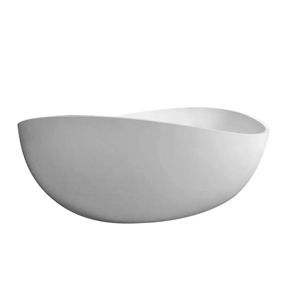 Freestanding Solid Surface Soaking Bathtub For Bathroom by HouseOfZazla