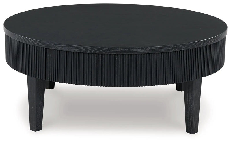 Marstream - Round Cocktail Table - Black by Unique Piece Furniture