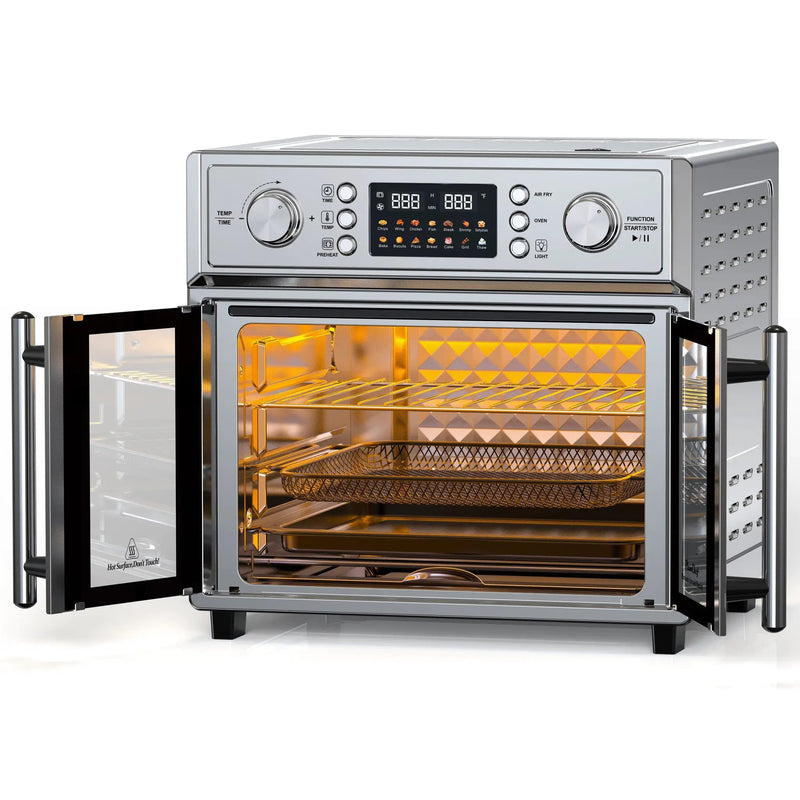 PlumChef 26QT Large Capacity French Double-Door Air Fryer Convection Toaster Oven by HouseOfZazla