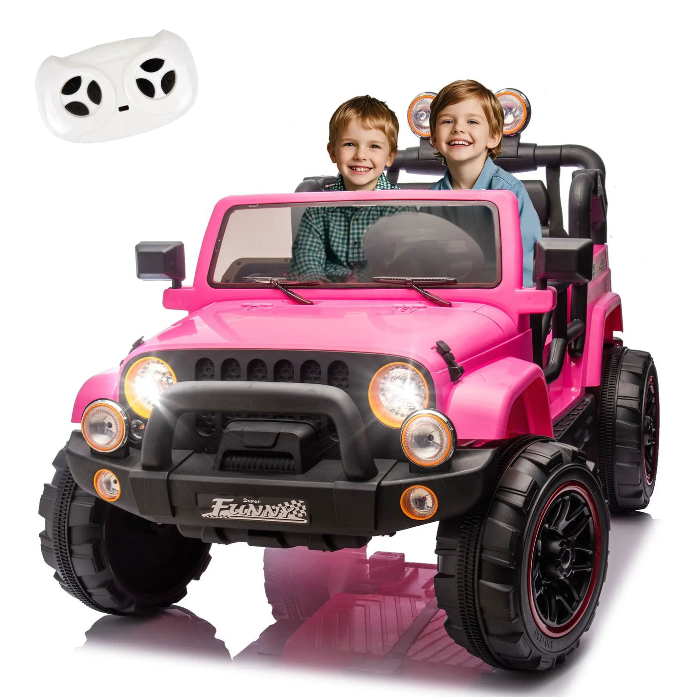 24V Kids Ride-On Electric Car with Parental Control by HouseOfZazla