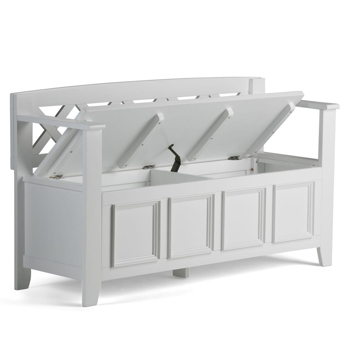Solid Wood Entryway Storage Bench with Lift-Top Storage - Amherst, photo 28 of 40
