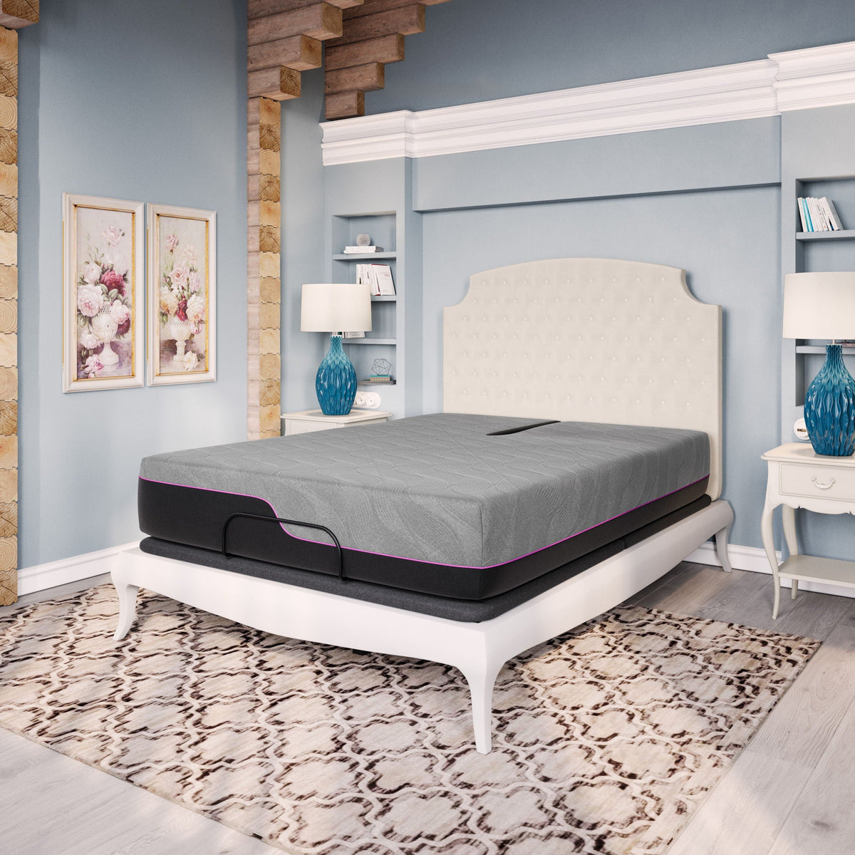 11" Flex Head Cooling GelCare Memory Foam Mattress - Dark Gray, photo 4 of 11