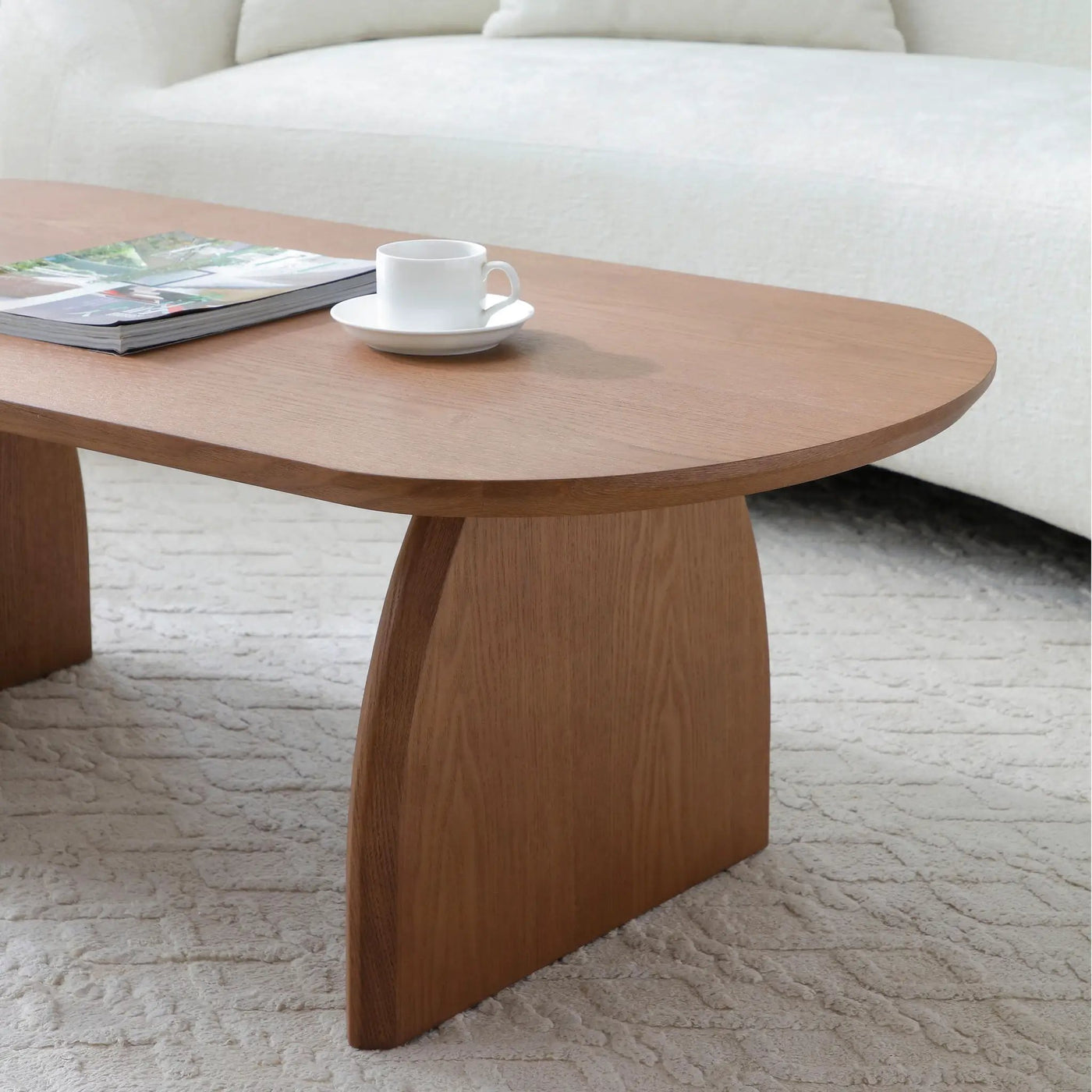 Oval Coffee Table For Living Room by HouseOfZazla