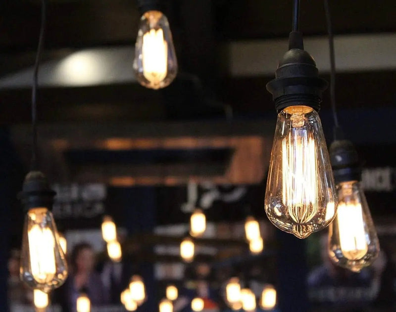 48Ft Pro Vintage Edition Plug-In Outdoor Heavy Quality 40W Commercial String Lights-15 Bulbs by Outdoor Solar Outlet