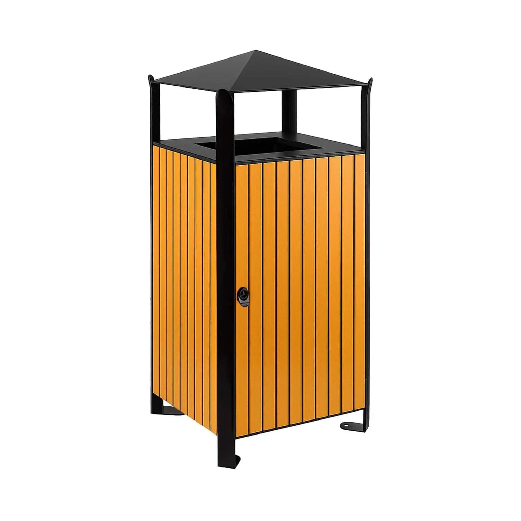 49-Gallon Heavy-Duty Commercial Outdoor Trash Can With Covered Top (SAK72136) by SAKSBY WHOLESALE