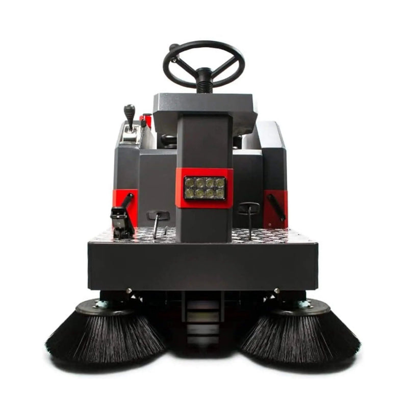 49-Inch Heavy-Duty 1400W Electric Industrial Ride-On Floor Sweeper With Dustbin & Water Tank (SAK18436) by SAKSBY WHOLESALE