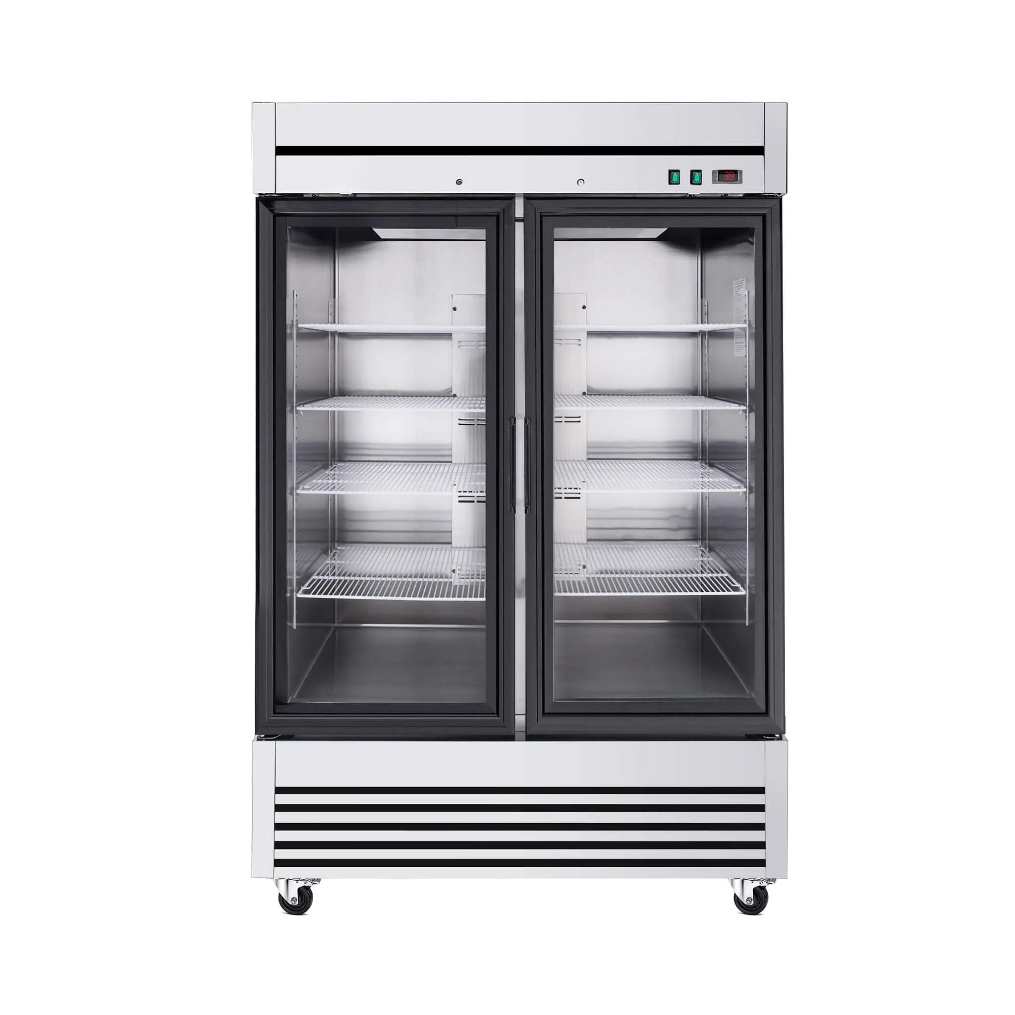 49-Inch Upright Commercial Reach-In Display Refrigerator (SAK16785) by SAKSBY WHOLESALE