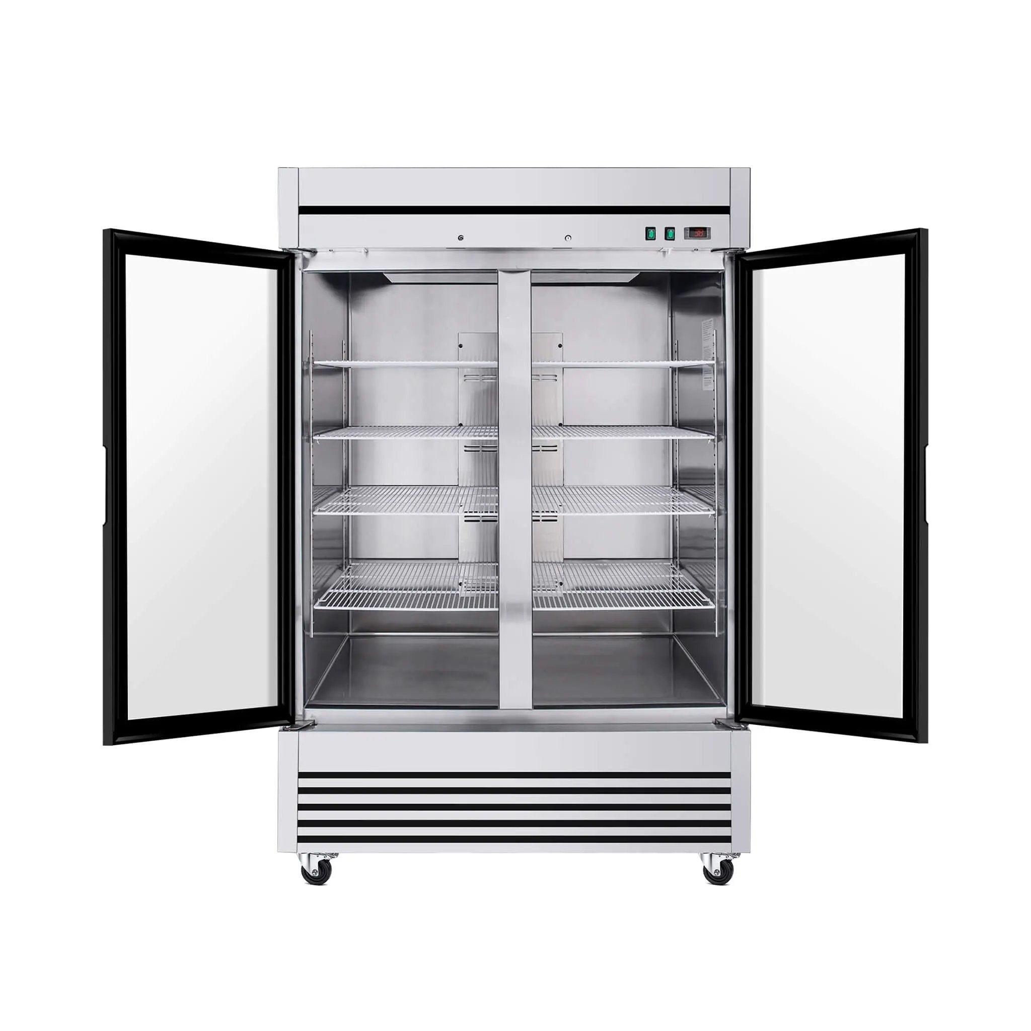 49-Inch Upright Commercial Reach-In Display Refrigerator (SAK16785) by SAKSBY WHOLESALE