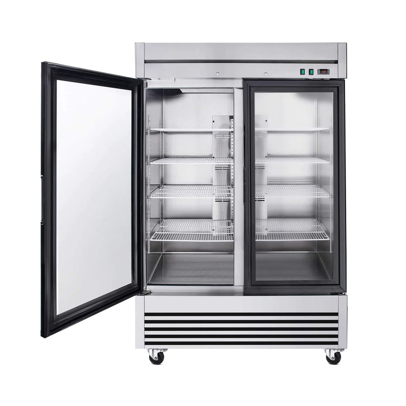 49-Inch Upright Commercial Reach-In Display Refrigerator (SAK16785) by SAKSBY WHOLESALE