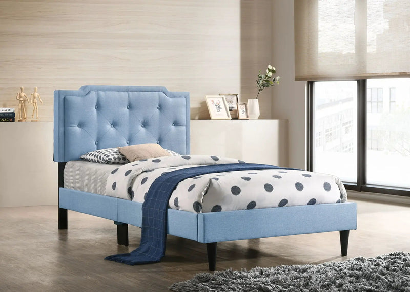 Button Tufted Bed Charming For Cozy Spaces by Unique Piece Furniture