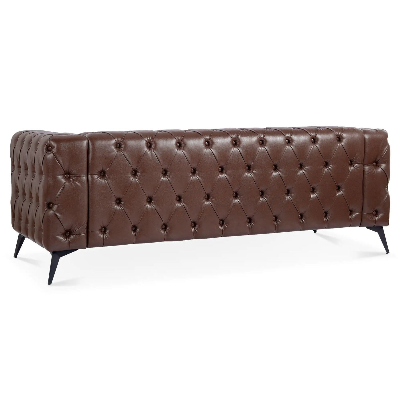 Square Arm Removable Cushion 3 Seater Sofa by HouseOfZazla