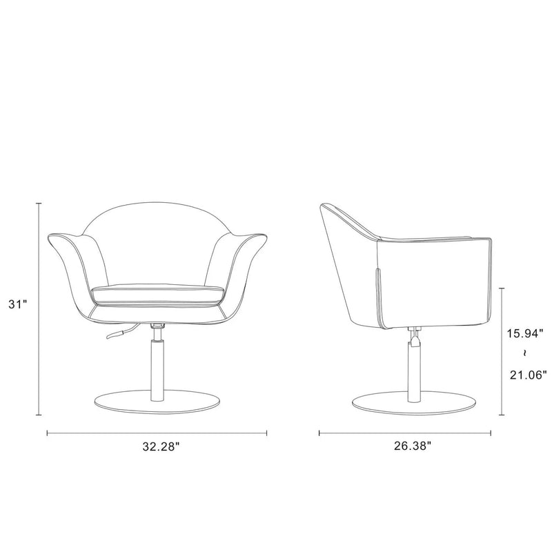 Voyager - Swivel Lounge Chair by HouseOfZazla