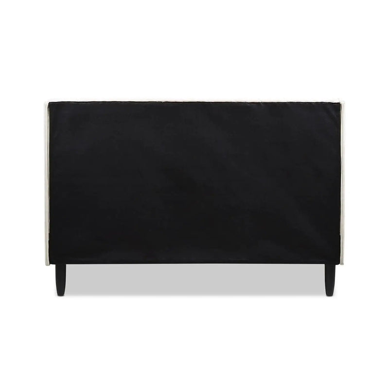 Aspen - Vertical Tufted Modern Headboard Platform Bed Set by HouseOfZazla