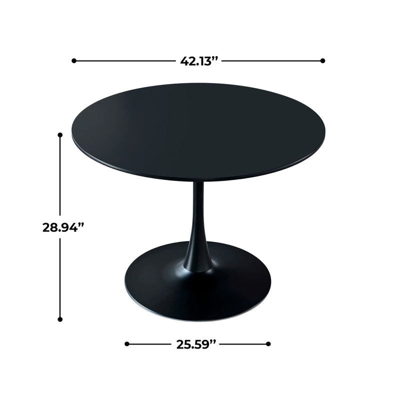 Mid-Century Tulip Dining Table With Round Top by HouseOfZazla