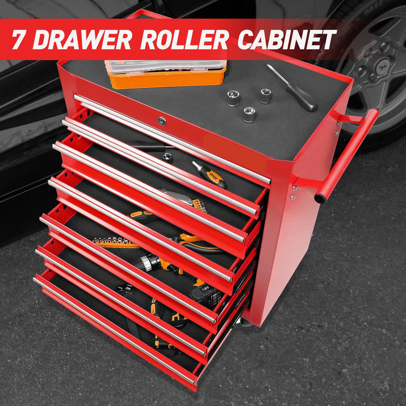Rolling Tool Chest with 7-Drawer Tool Box by HouseOfZazla