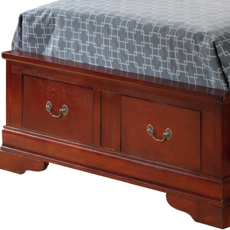 Upholstered Panel Sleigh Bed Design by Unique Piece Furniture
