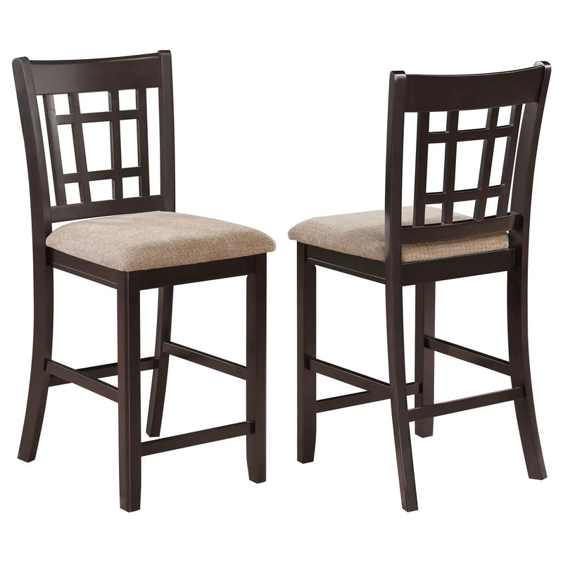 Lattice Back Counter Height Stools (Set of 2) by HouseOfZazla
