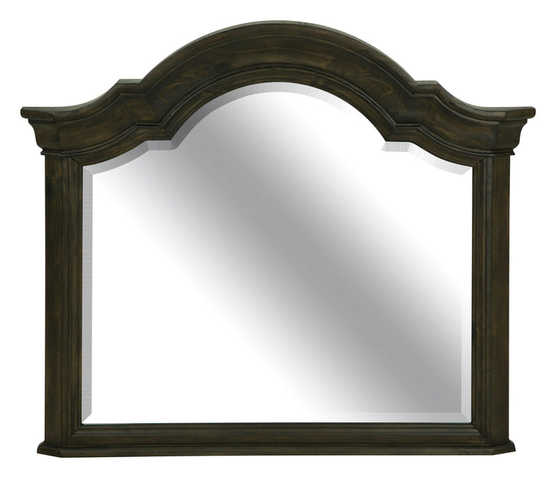 Bellamy - Drawer Dresser With Shaped Mirror - Peppercorn, photo 3 of 7
