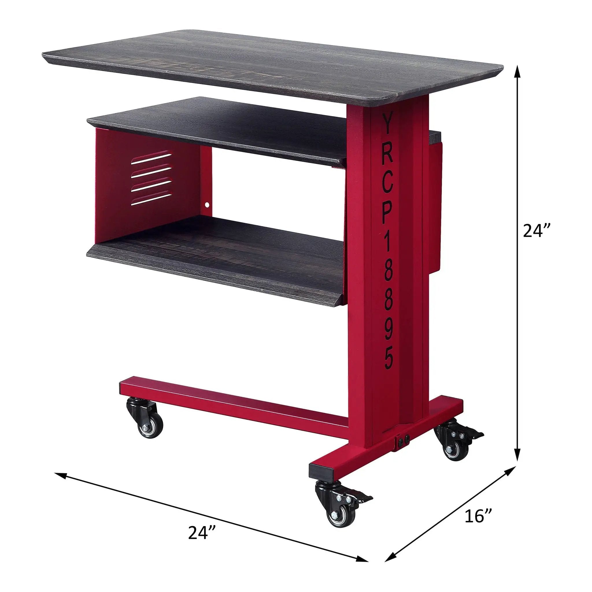 Cargo - Accent Table w/Wall Shelf by Unique Piece Furniture
