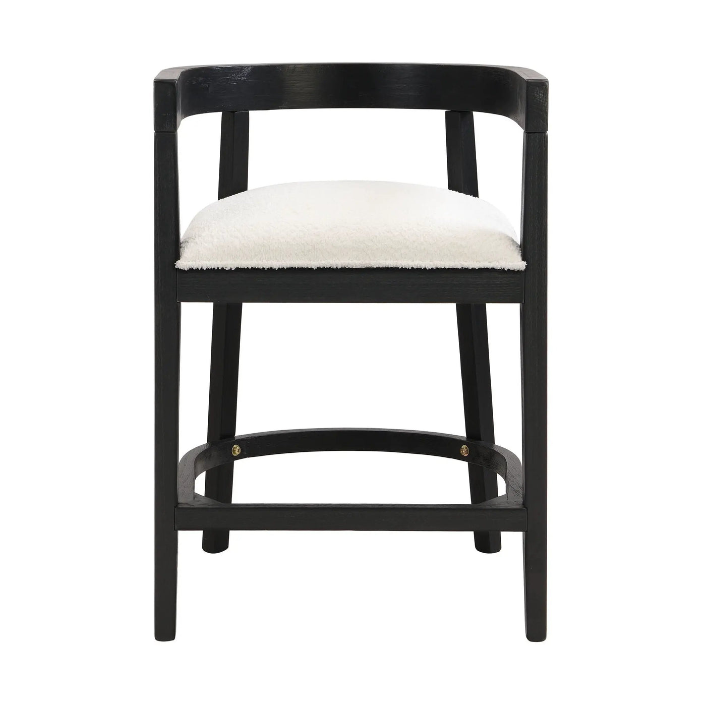 Modern Rubberwood Counter Stool Set With Upholstered Seats by HouseOfZazla