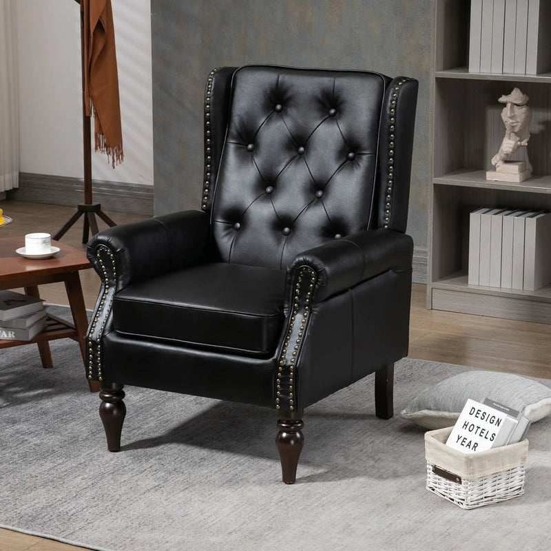 Modern Accent Armchair With Sturdy Wood Legs by HouseOfZazla