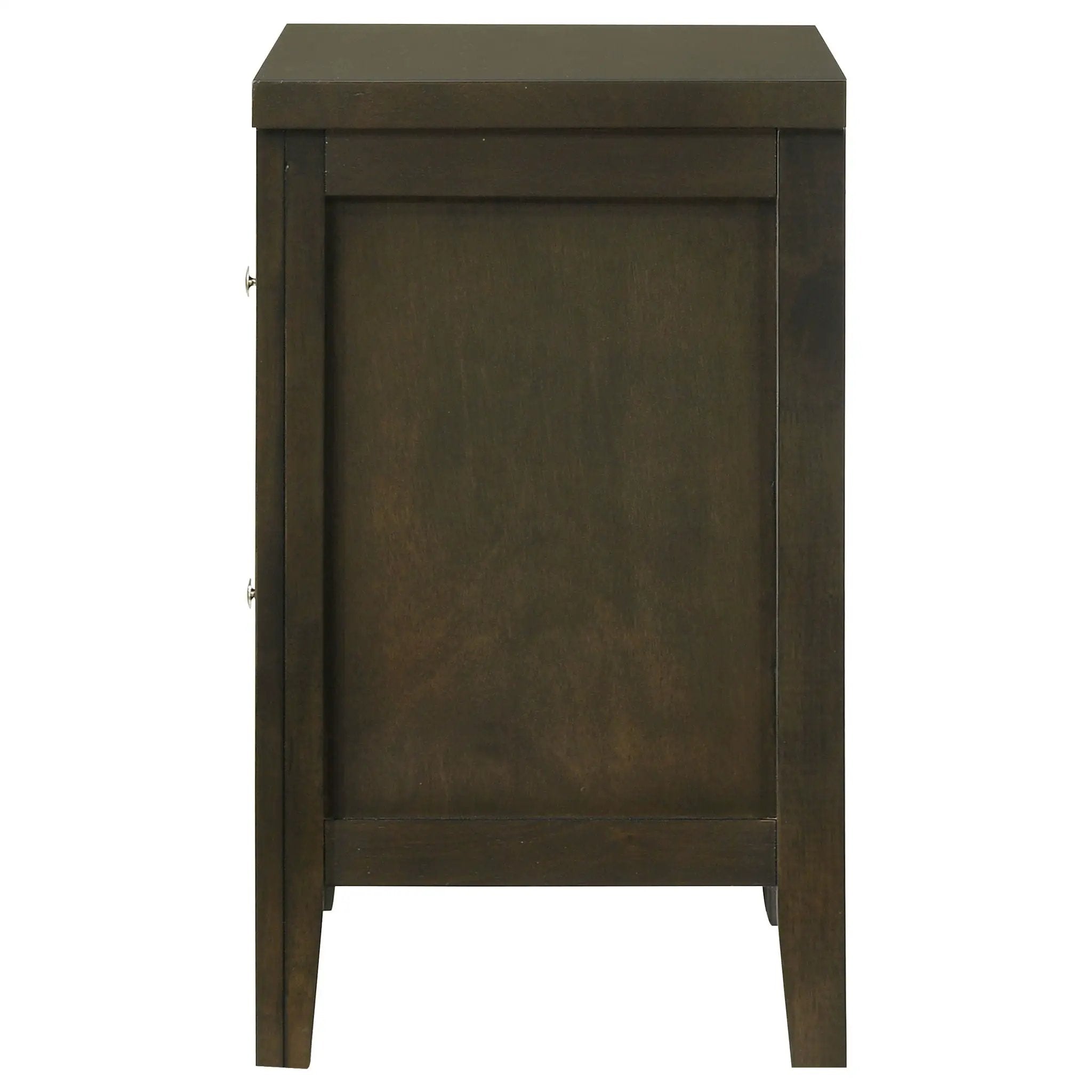 Wilkes 2-drawer Nightstand Bedside Table Dark Cocoa by Unique Piece Furniture