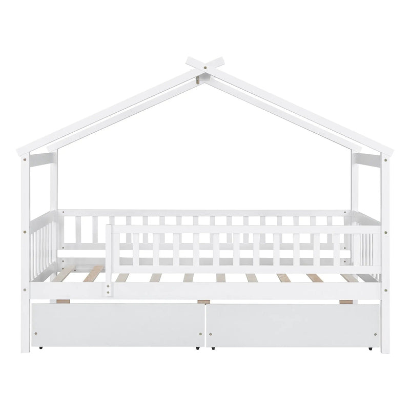 House Bed With 2 Drawers by HouseOfZazla