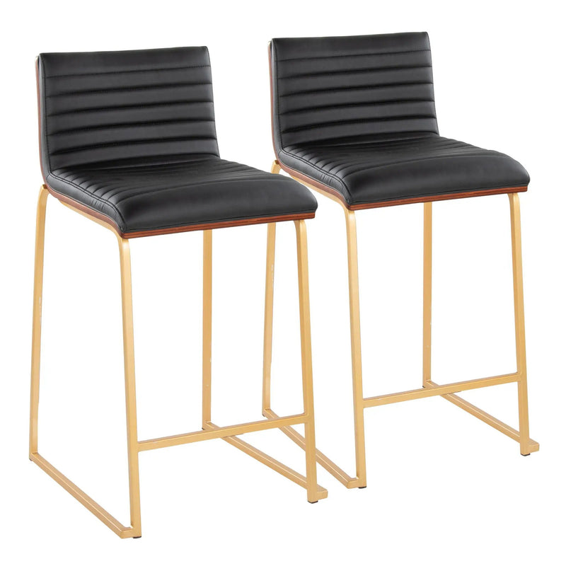 Mason Mara - Contemporary Design Fixed Height Counter Stool (Set of 2) by Unique Piece Furniture