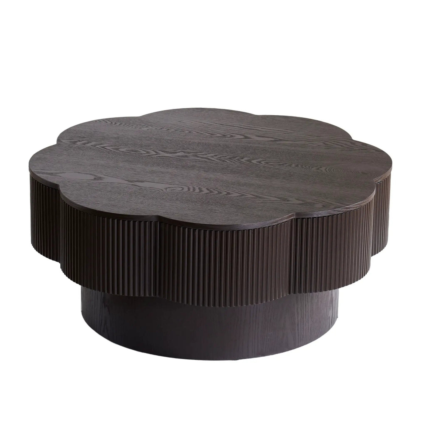 Modern Plum Blossom Shaped Coffee Table With Storage by HouseOfZazla