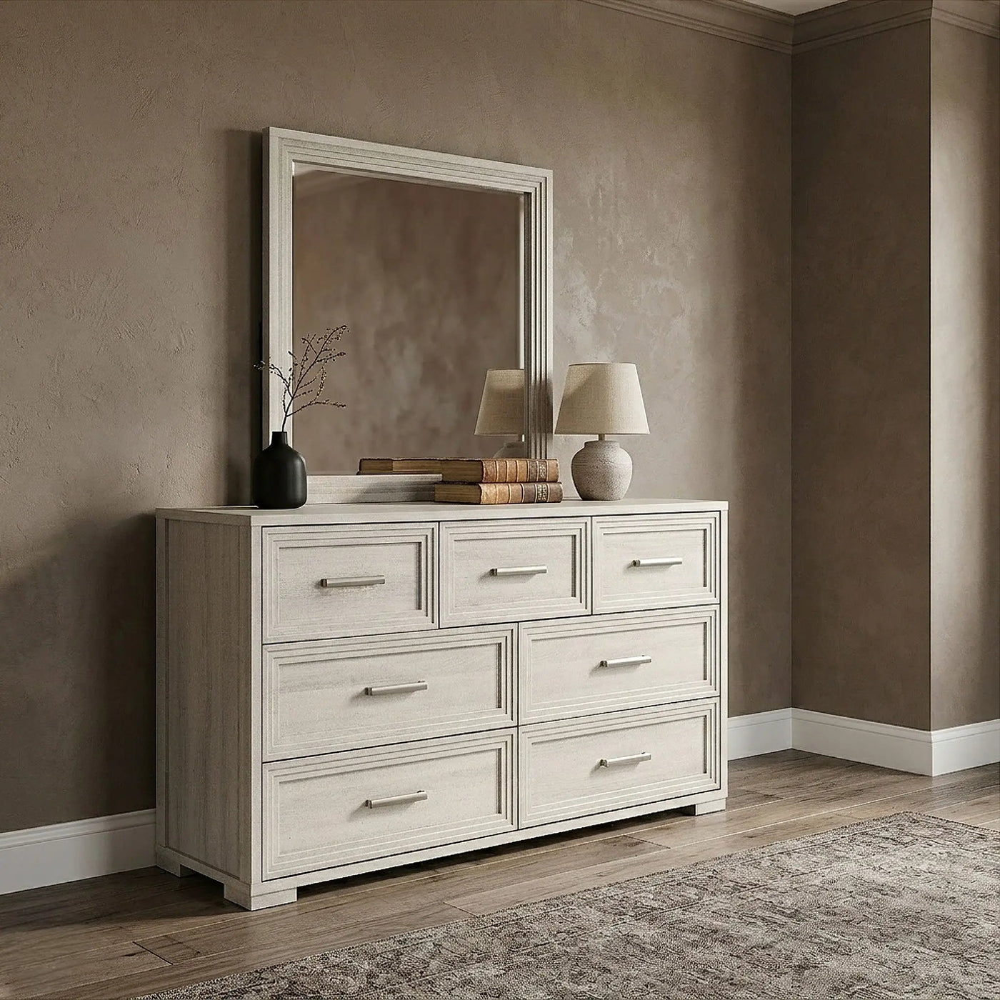Colorado - Bedroom Set With Upholstered LED Headboard by HouseOfZazla
