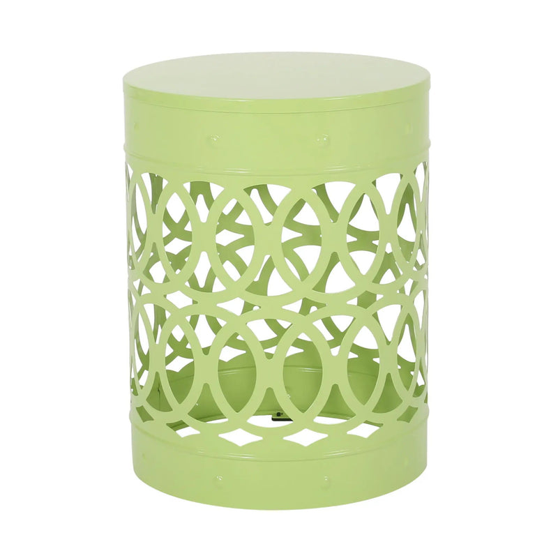 Outdoor Metal Side Table Set of 2 by HouseOfZazla