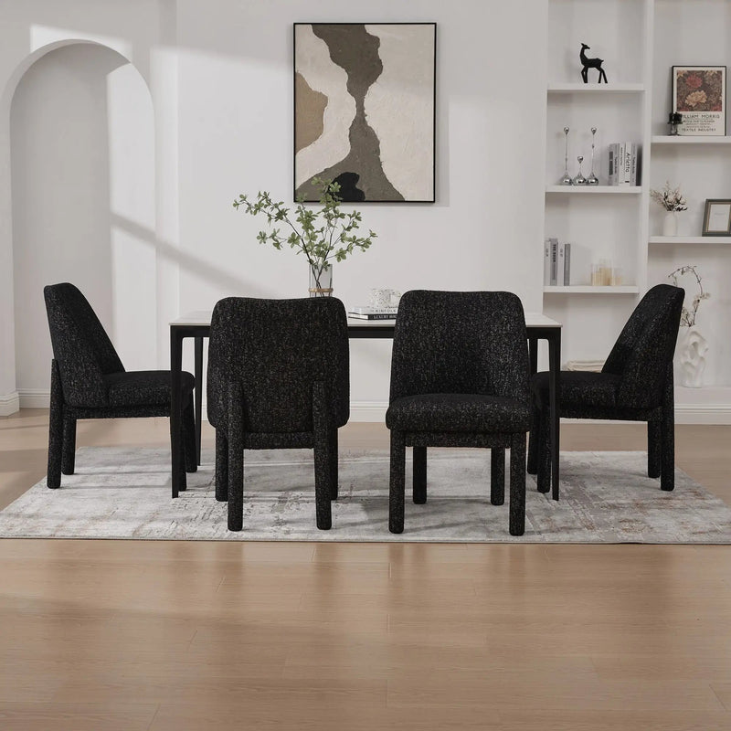 Wide Minimalist Dining Chair by Unique Piece Furniture