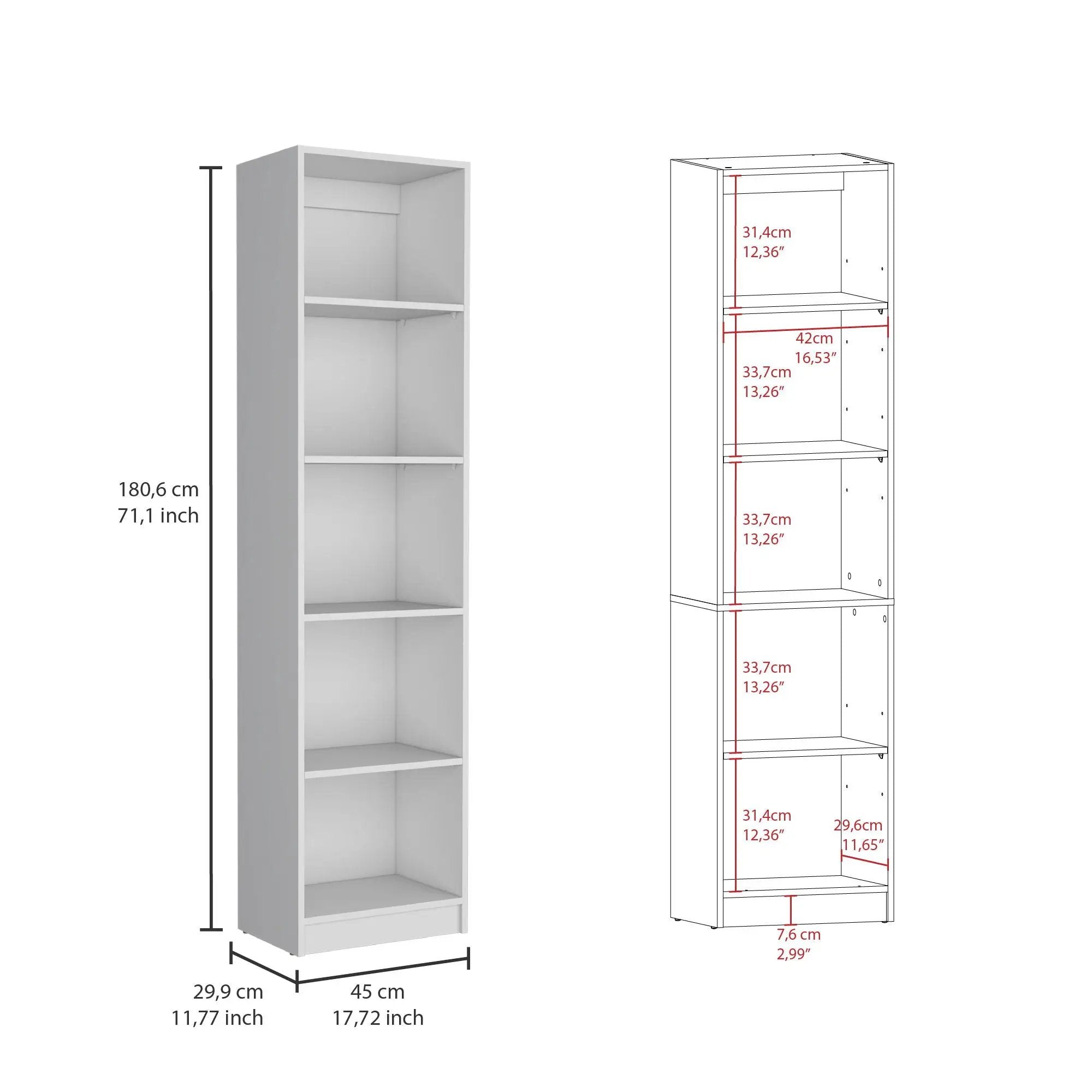 Levan - 3 Piece Living Room Set With 3 Bookcases